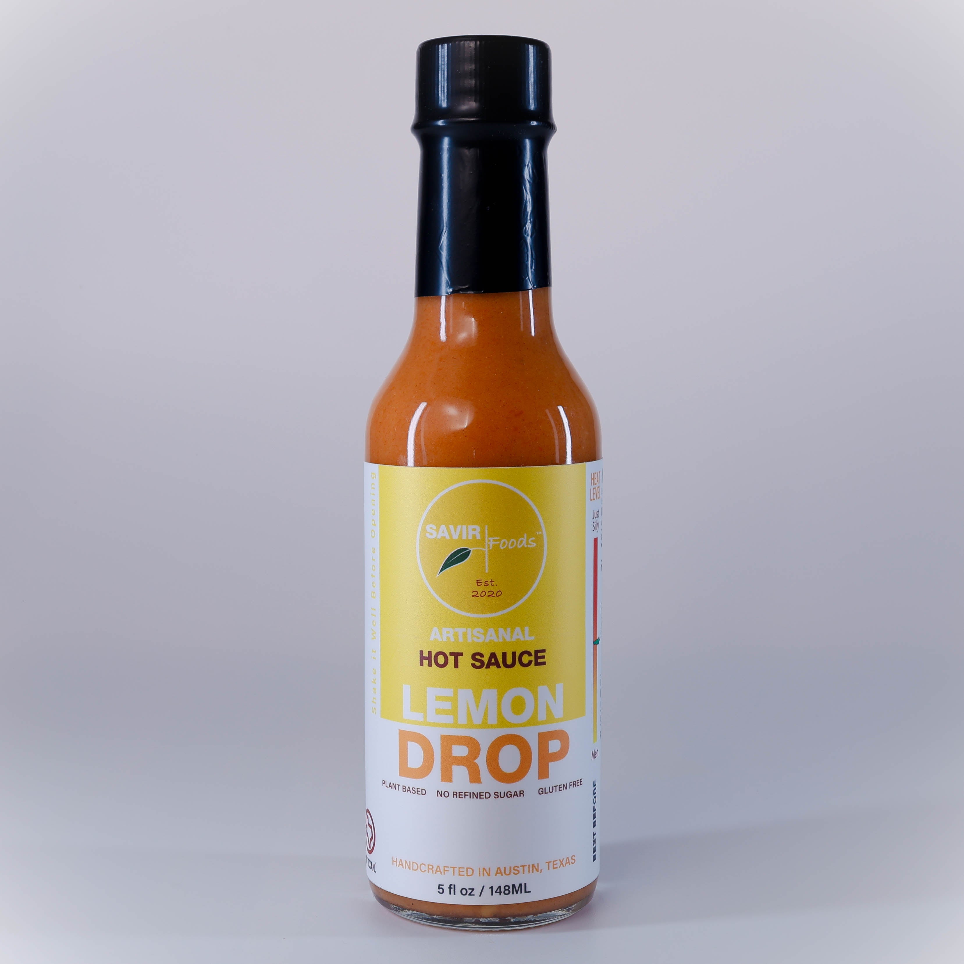 Lemon Drop Hot Sauce Lemon Pepper Sauce SAVIR Foods