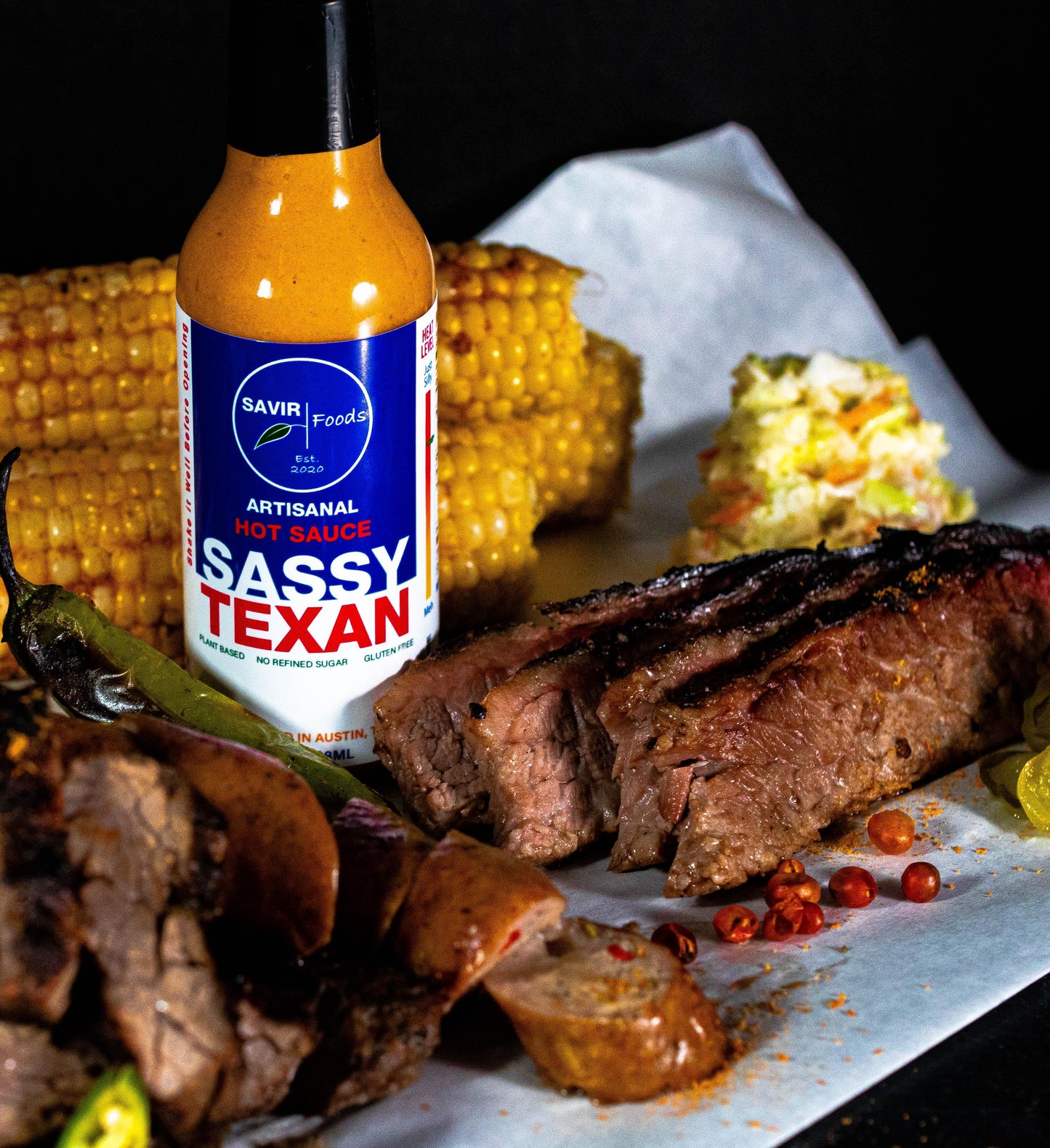 Savir Foods Sassy Texan Hot Sauce 2 Pack