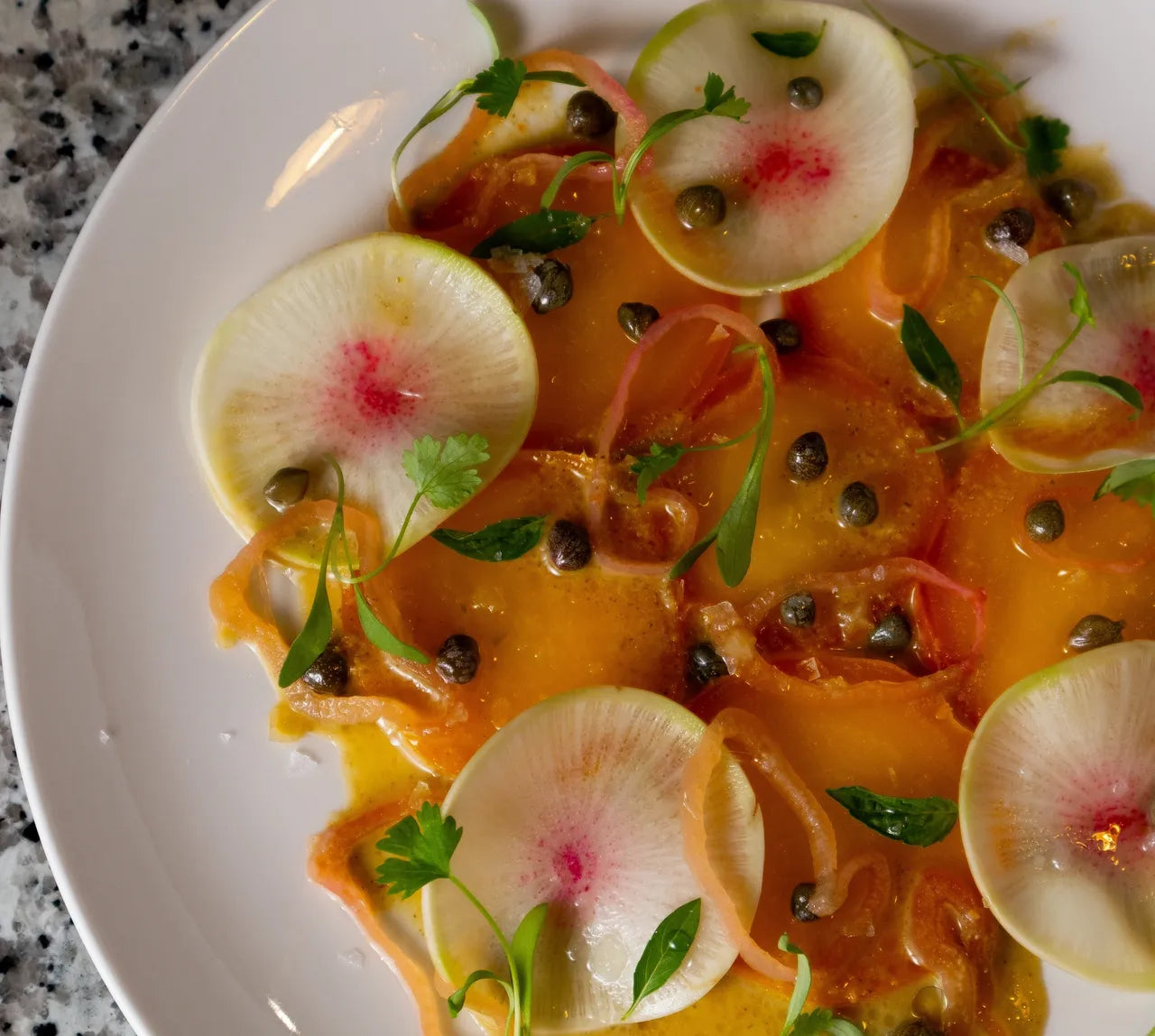 Golden Beet Carpaccio