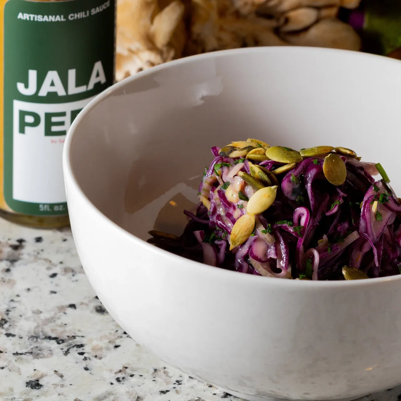 Purple Cabbage Jala Pepa Crema Slaw