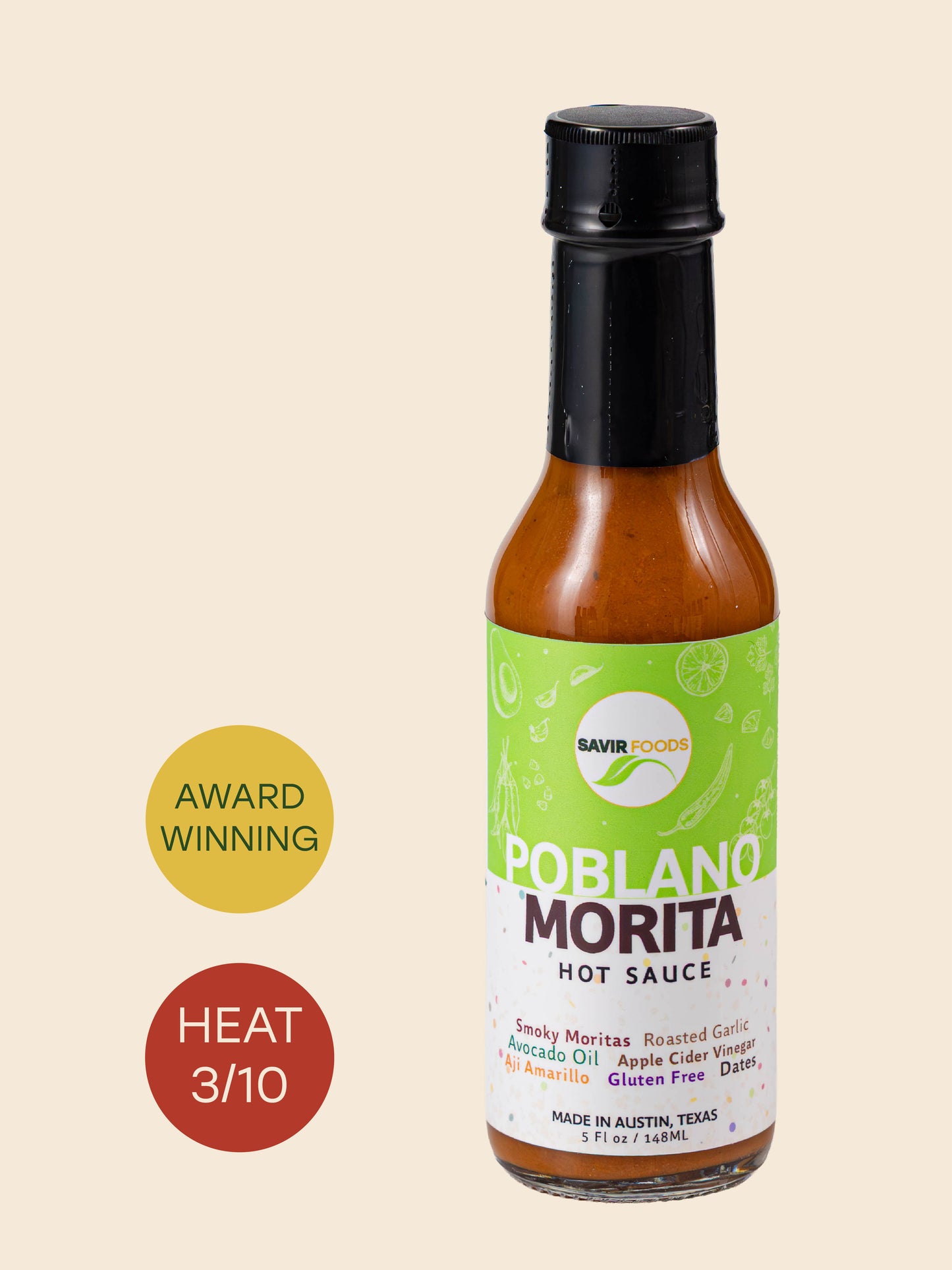 Poblano Morita Hot Sauce