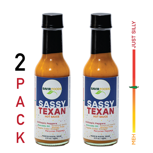 Savir Foods Sassy Texan Hot Sauce 2 Pack