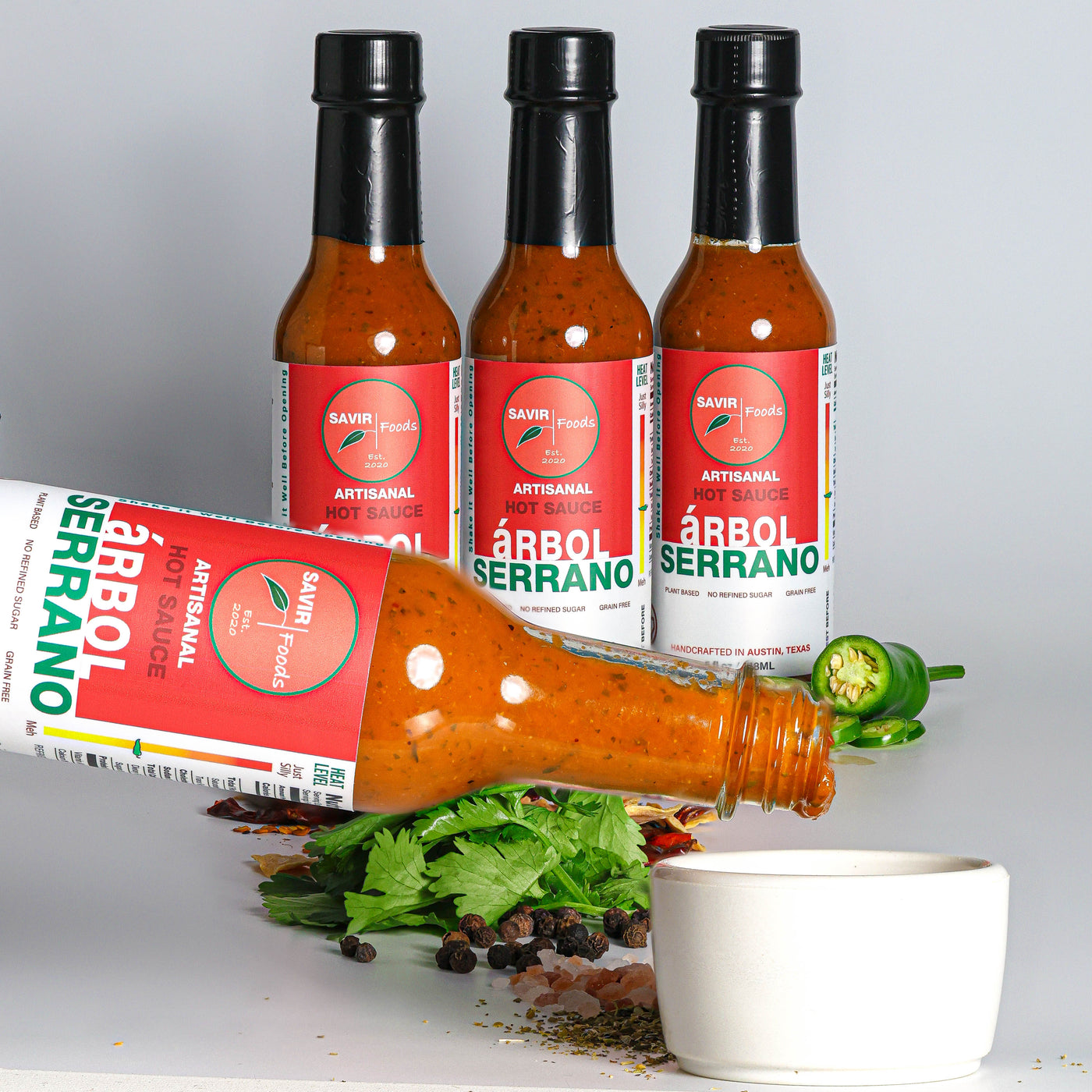 Arbol Serrano Hot Sauce | SAVIR Foods